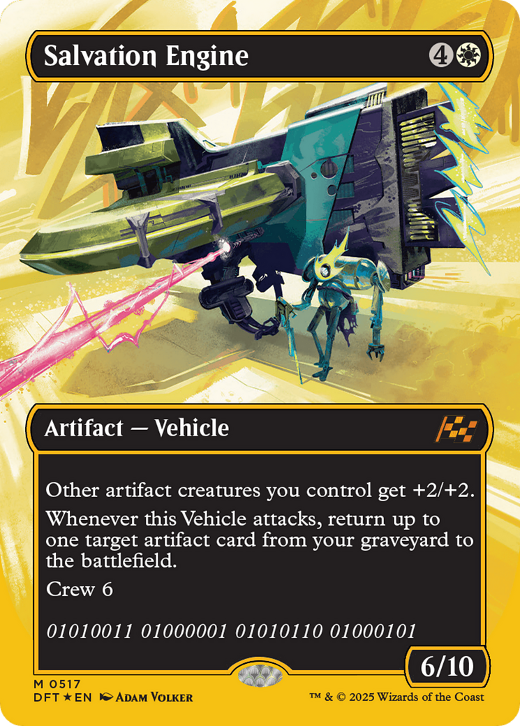 Salvation Engine - Mythic Artifact — Vehicle card from Aetherdrift
