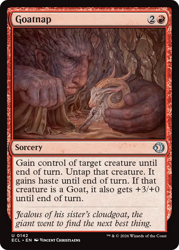 Goatnap - Uncommon Sorcery card from Lorwyn Eclipsed