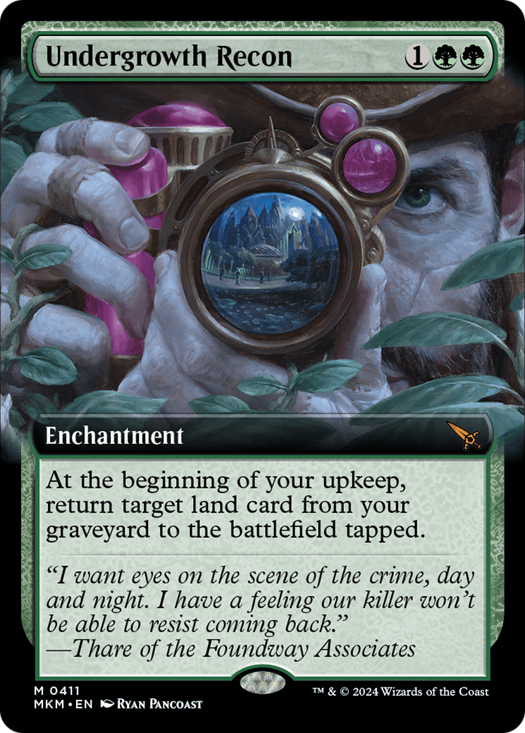 Undergrowth Recon - Mythic Enchantment card from Murders at Karlov Manor