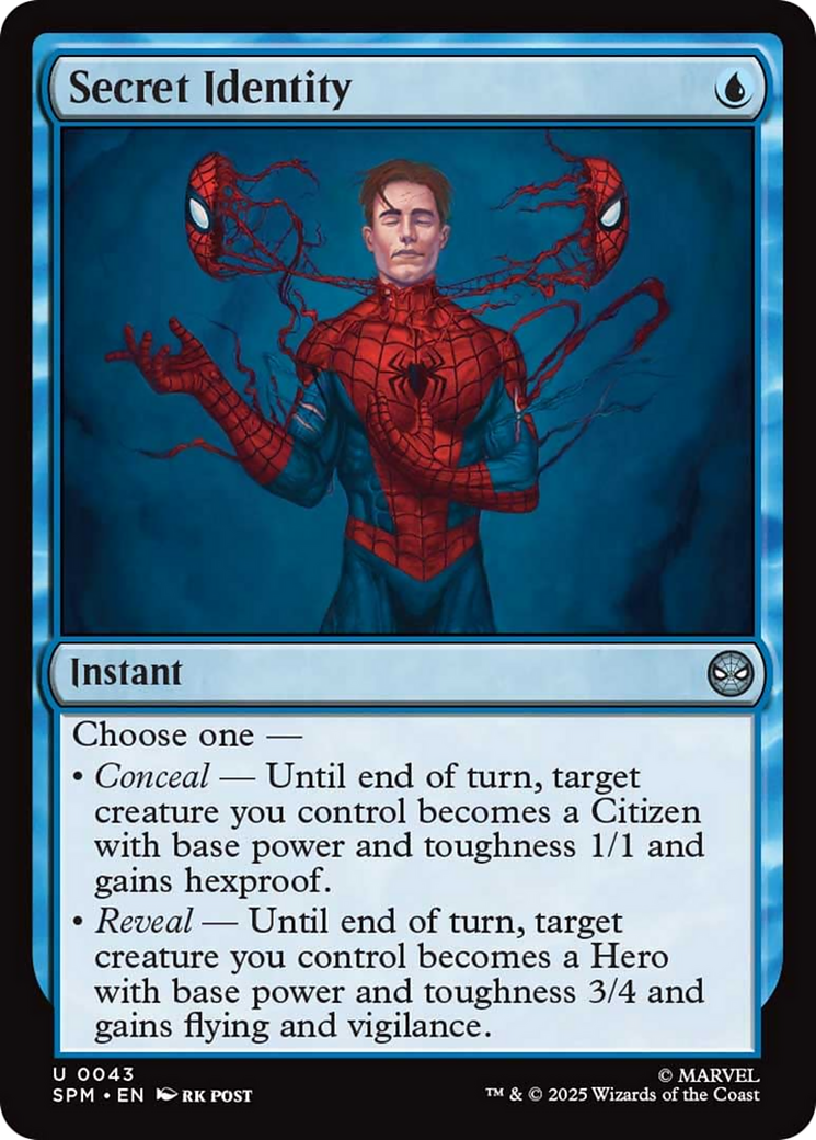 Secret Identity - Instant used in Izzet sideboards