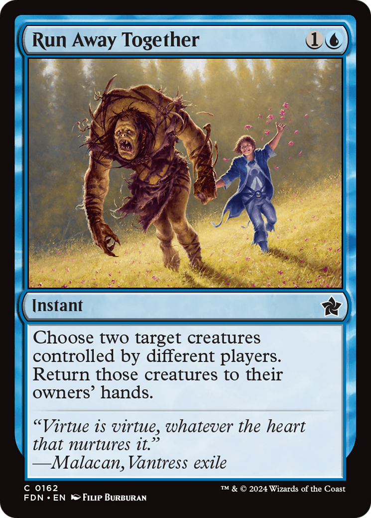 Run Away Together - Common Instant card from Foundations
