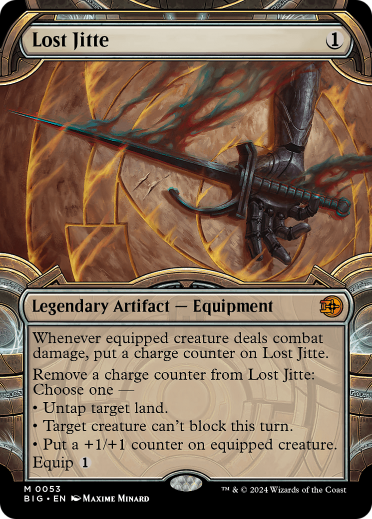 Lost Jitte - Mythic Legendary Artifact — Equipment card from The Big Score
