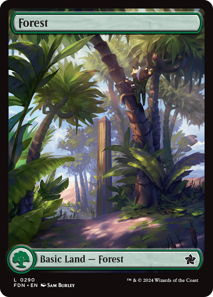 Forest - Common Basic Land — Forest card from Foundations