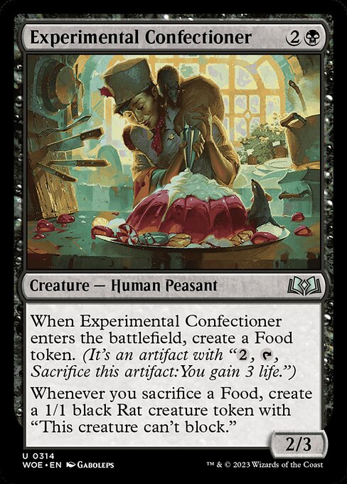 Experimental Confectioner - Uncommon card from Wilds of Eldraine