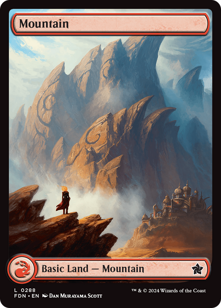 Mountain - Common Basic Land — Mountain card from Foundations