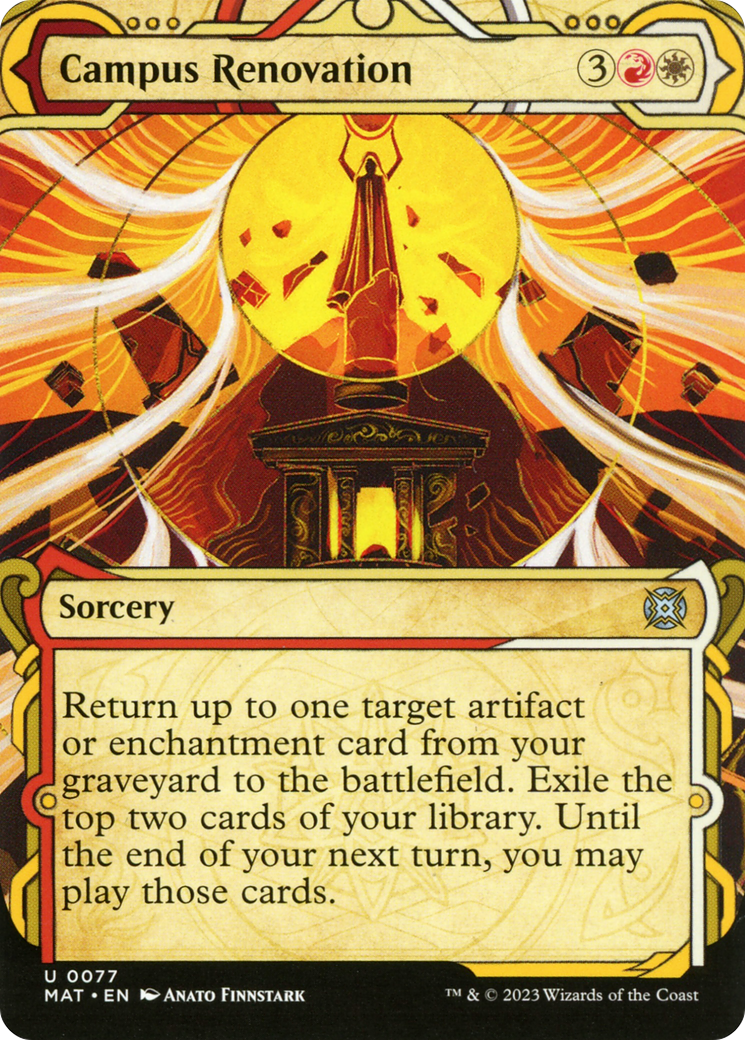 Campus Renovation - Uncommon Sorcery card from March of the Machine: The Aftermath