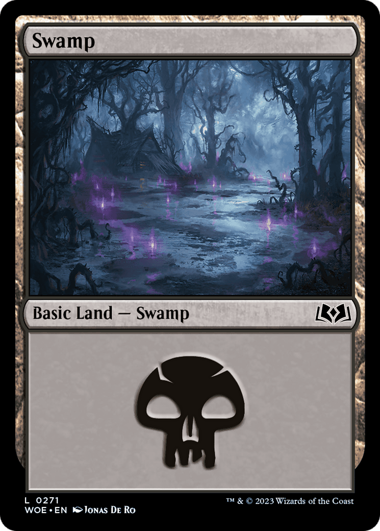 Swamp - Common Basic Land — Swamp card from Wilds of Eldraine