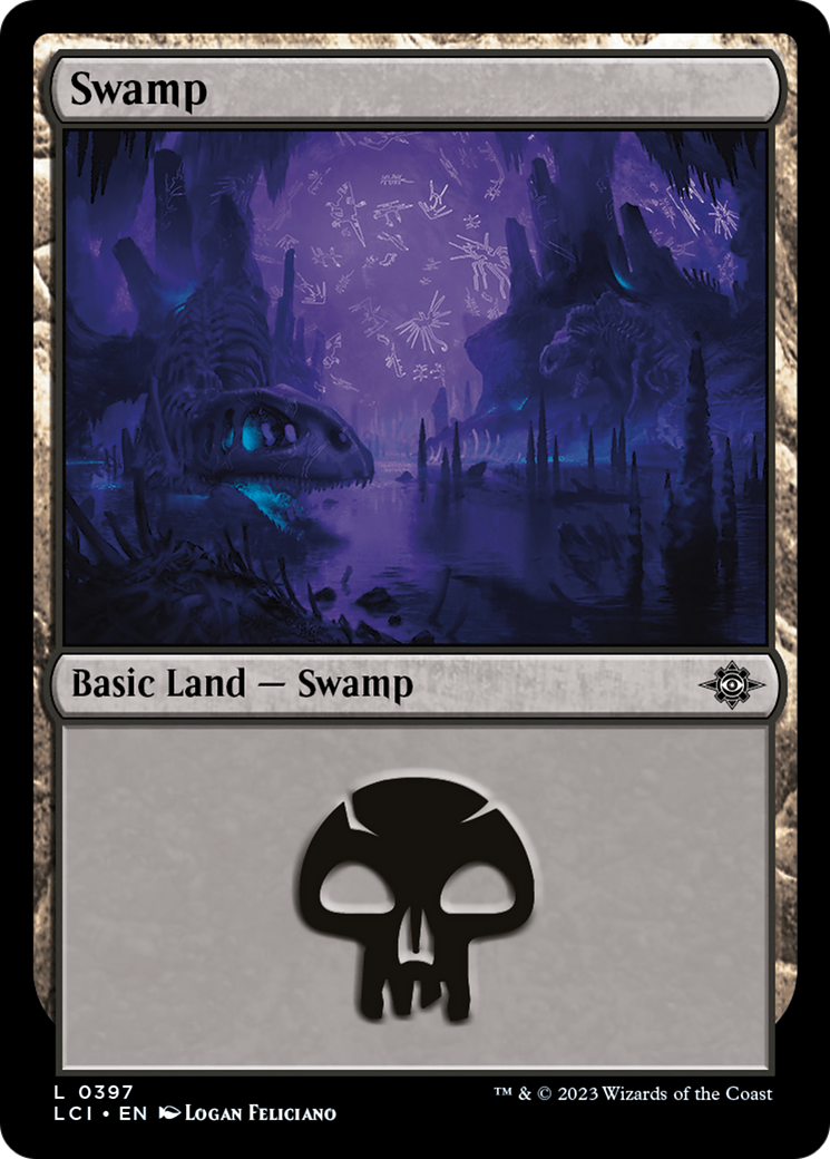 Swamp - Common Basic Land — Swamp card from The Lost Caverns of Ixalan