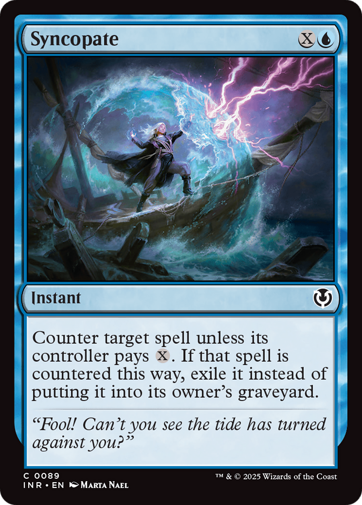 Syncopate - Common Instant card from Innistrad Remastered