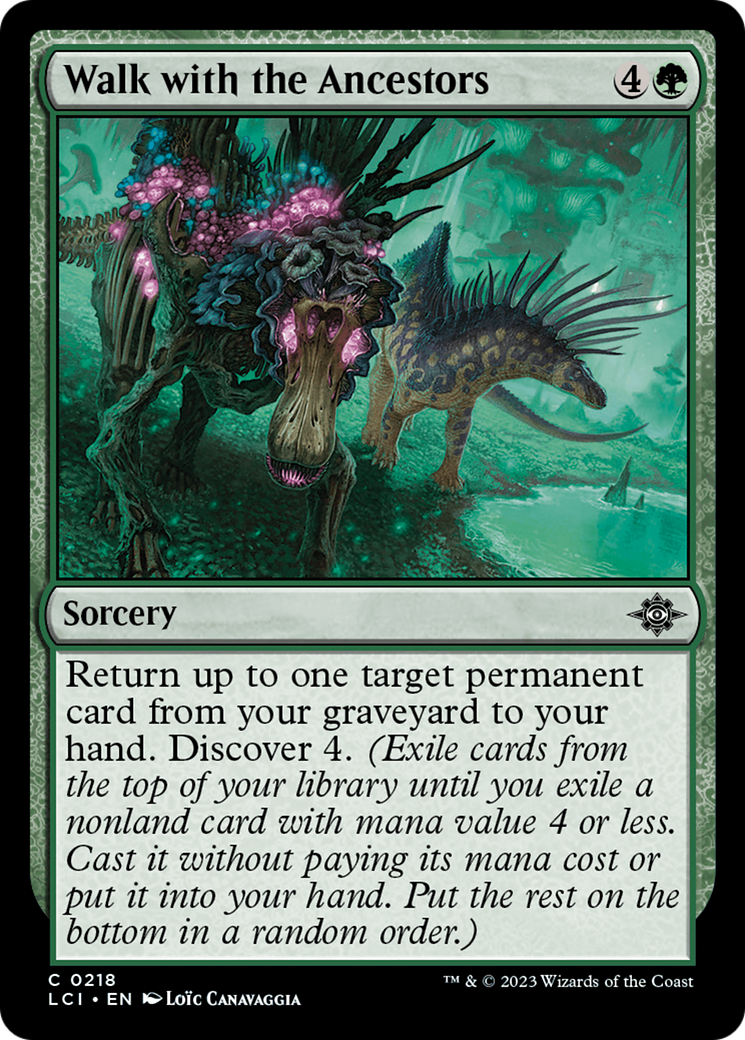 Walk with the Ancestors - Common Sorcery card from The Lost Caverns of Ixalan