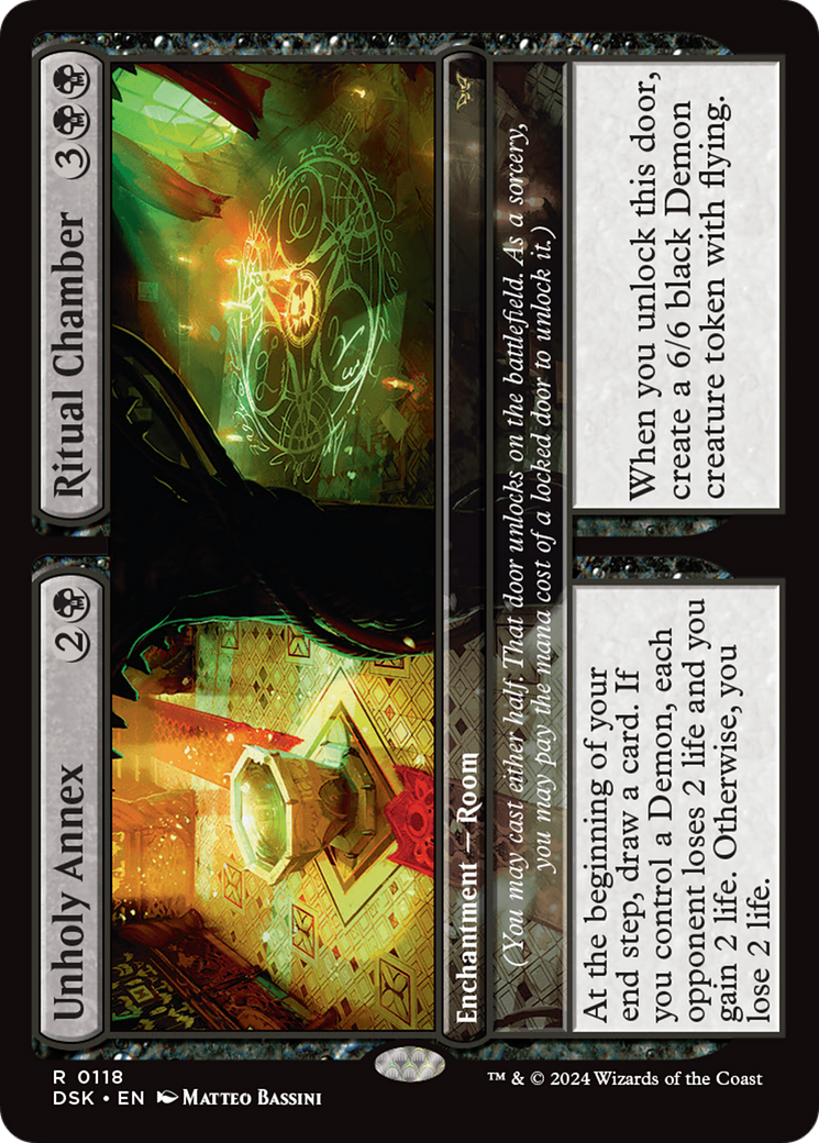 Unholy Annex // Ritual Chamber - Enchantment — Room used in 50.0% of Orzhov sideboards