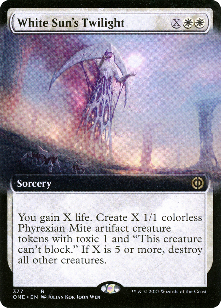 White Sun's Twilight - Rare Sorcery card from Phyrexia: All Will Be One