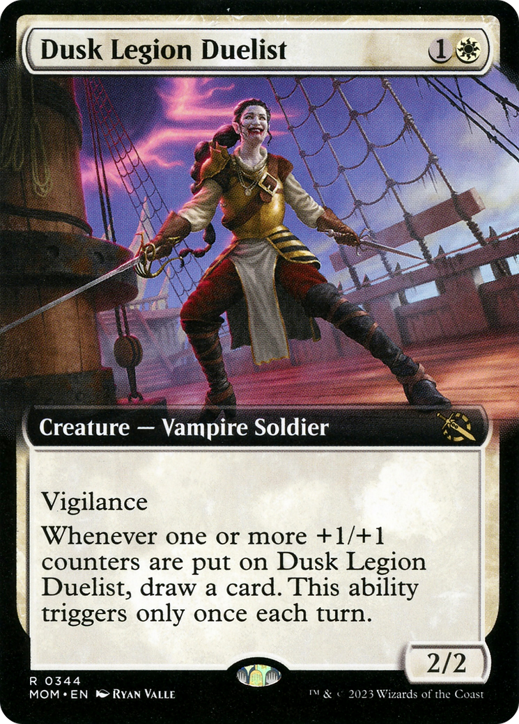 Dusk Legion Duelist - Rare Creature — Vampire Soldier card from March of the Machine