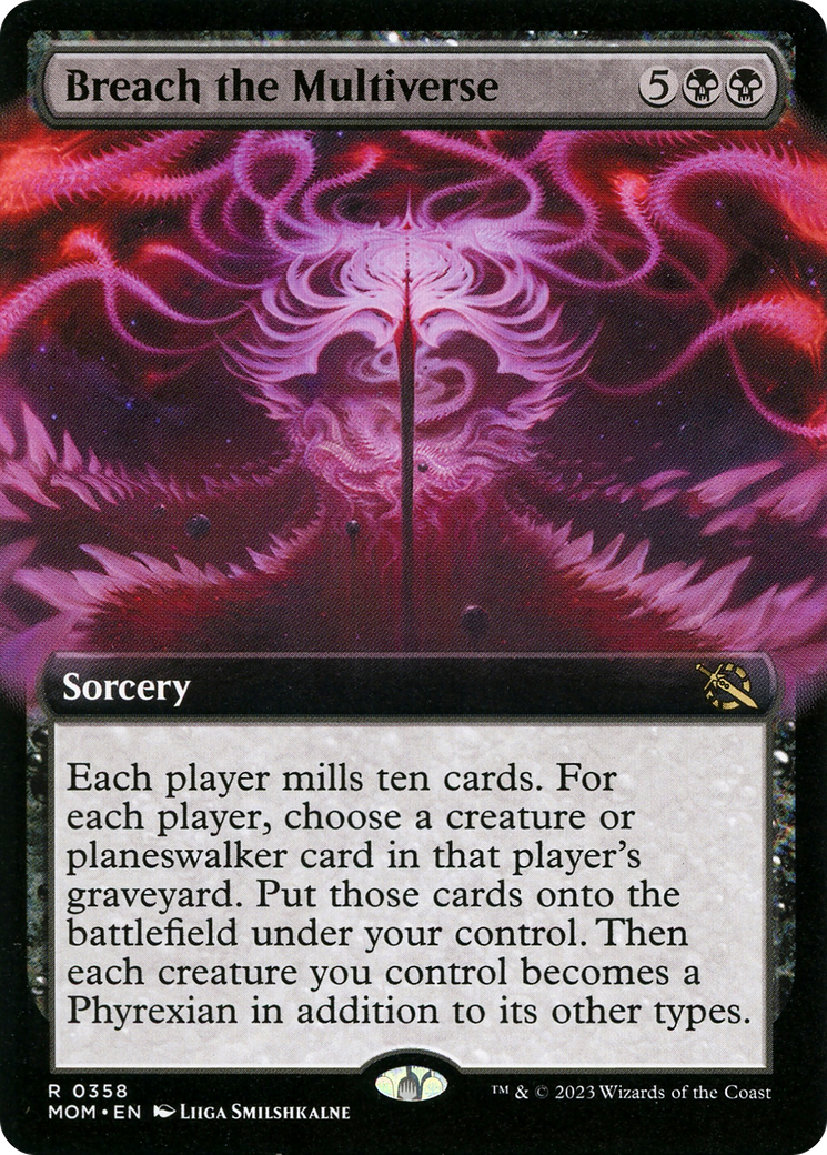 Breach the Multiverse - Rare Sorcery card from March of the Machine