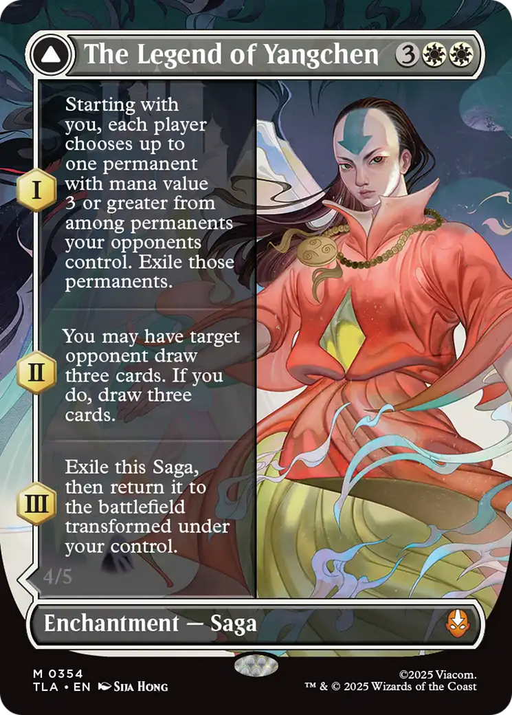The Legend of Yangchen // Avatar Yangchen - Mythic Legendary Creature — Avatar card from Avatar: The Last Airbender