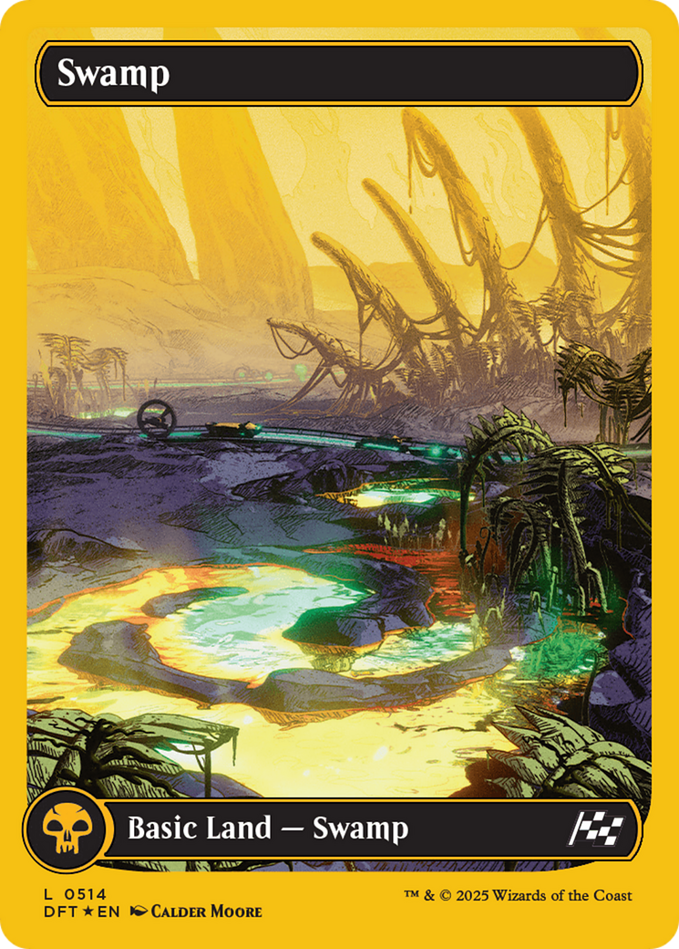 Swamp - Common Basic Land — Swamp card from Aetherdrift