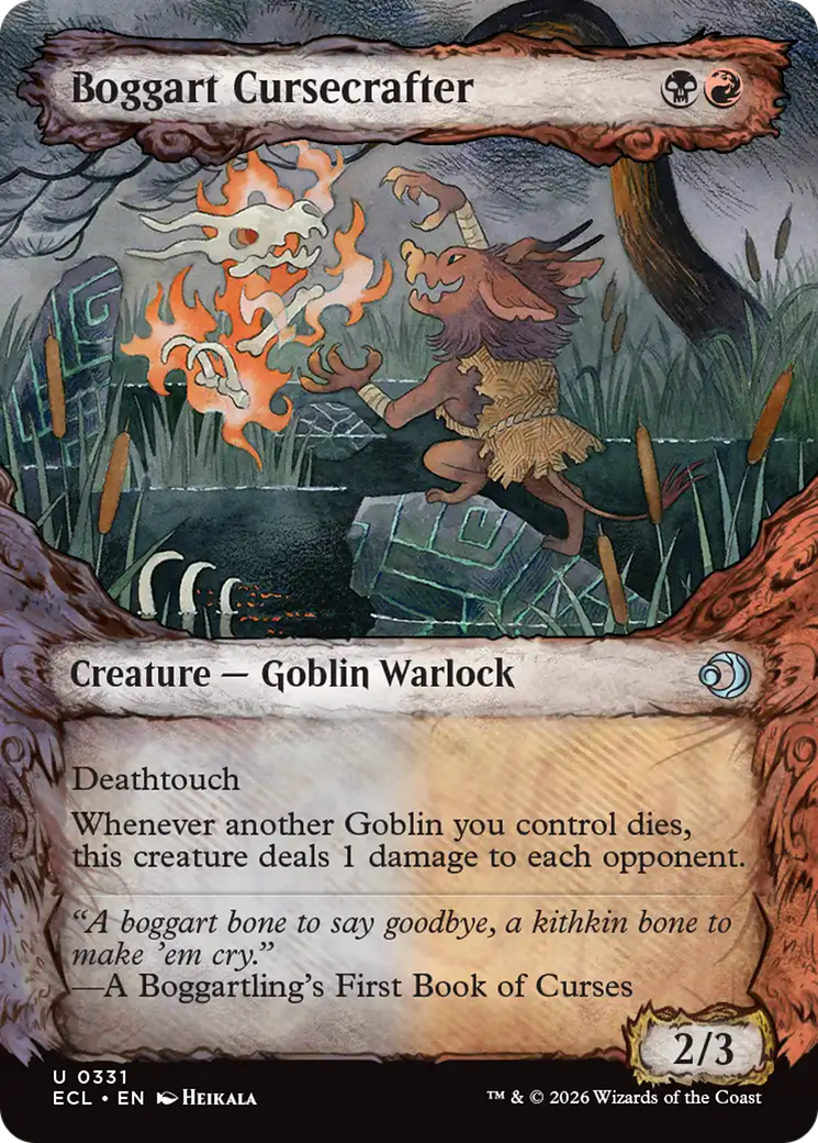 Boggart Cursecrafter - Uncommon Creature — Goblin Warlock card from Lorwyn Eclipsed