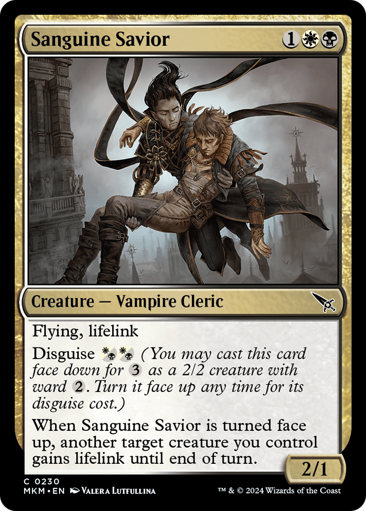 Sanguine Savior - Common Creature — Vampire Cleric card from Murders at Karlov Manor
