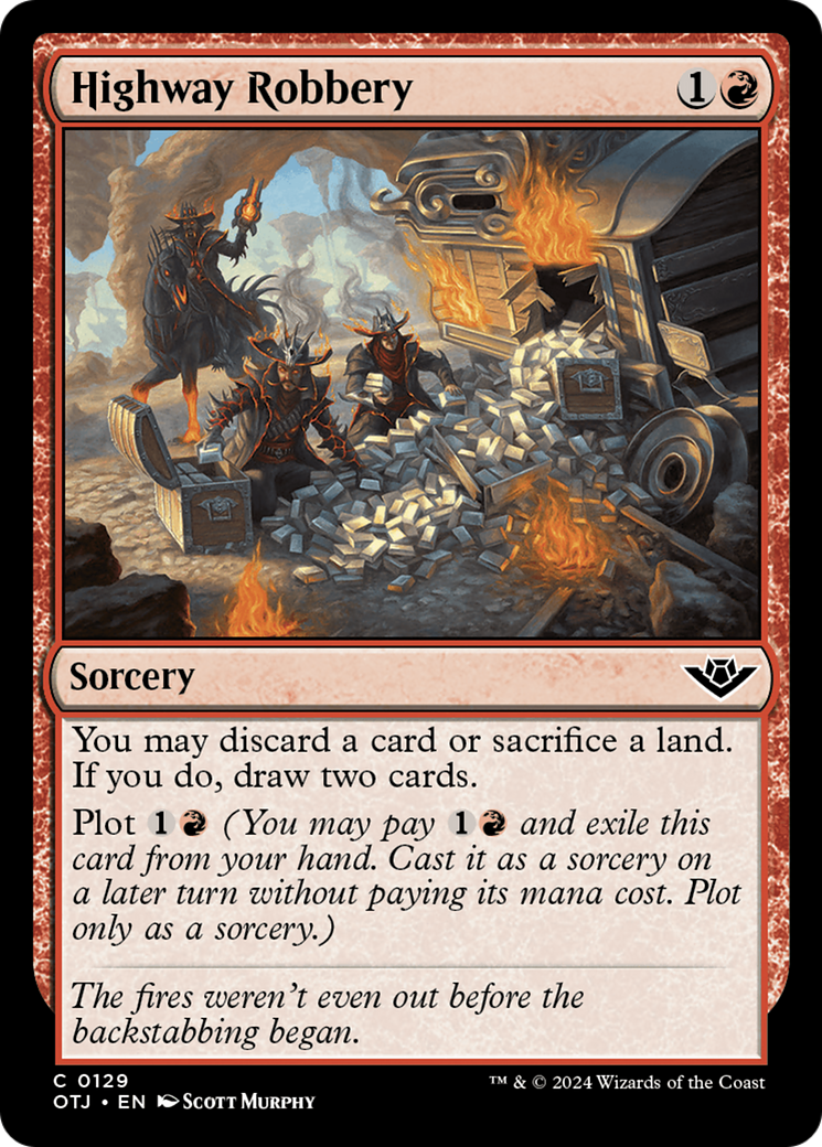 Highway Robbery - Common Sorcery card from Outlaws of Thunder Junction