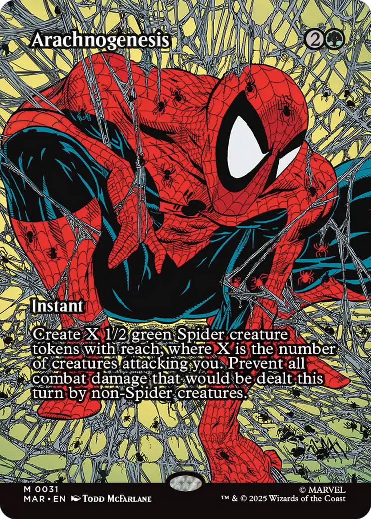 Arachnogenesis - Mythic Instant card from Marvel Universe