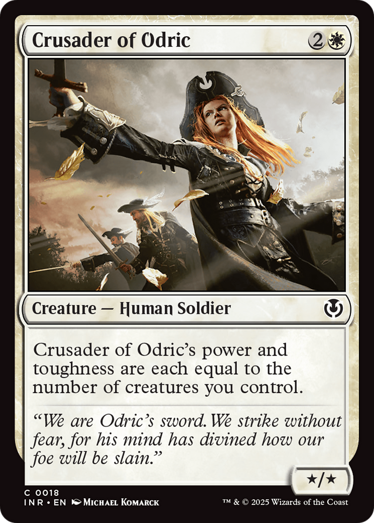 Crusader of Odric - Common Creature — Human Soldier card from Innistrad Remastered