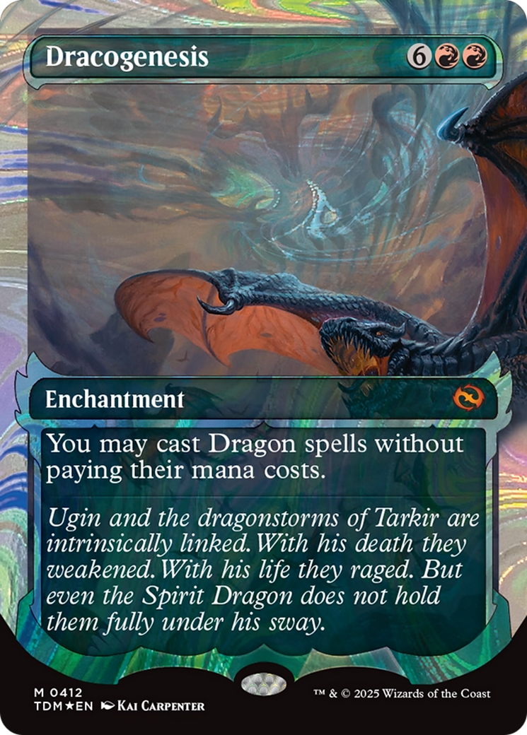 Dracogenesis - Mythic Enchantment card from Tarkir: Dragonstorm