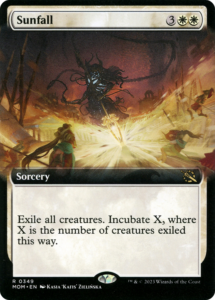 Sunfall - Rare Sorcery card from March of the Machine