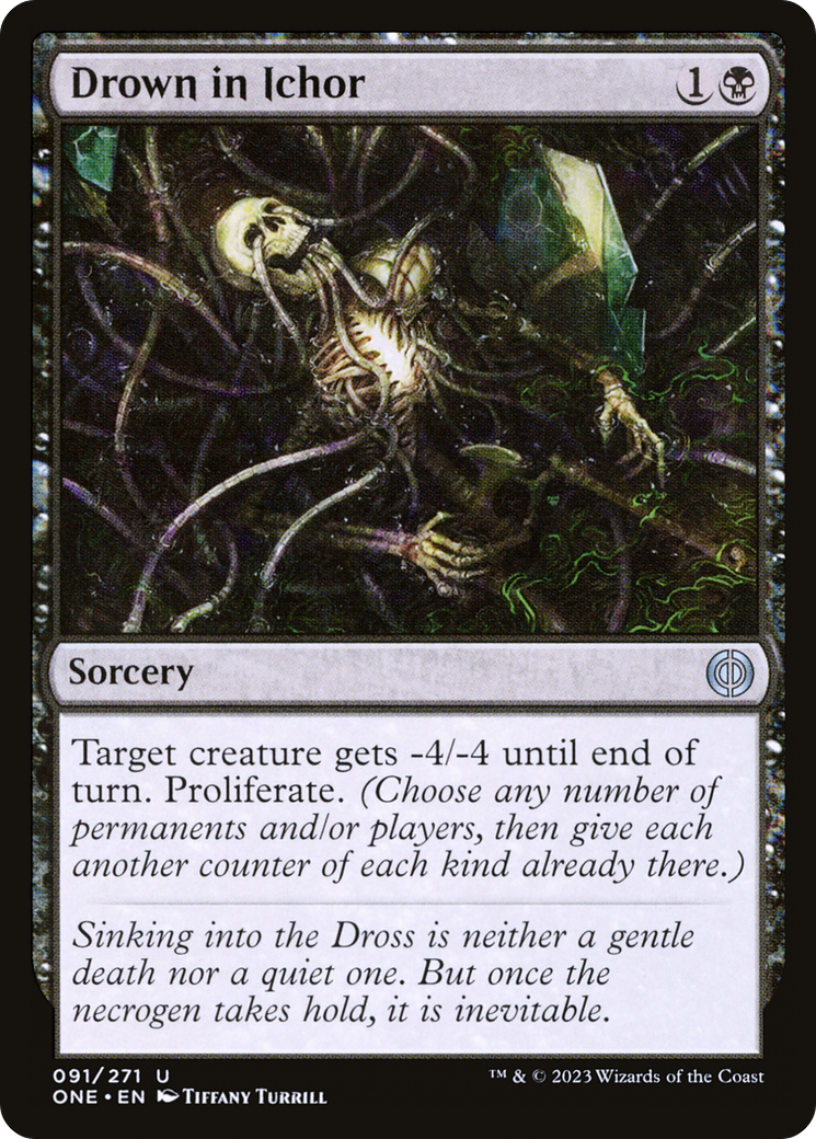 Drown in Ichor - Uncommon Sorcery card from Phyrexia: All Will Be One
