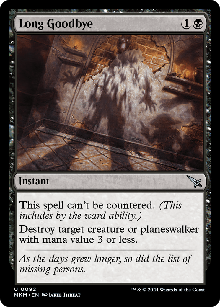 Long Goodbye - Uncommon Instant card from Murders at Karlov Manor