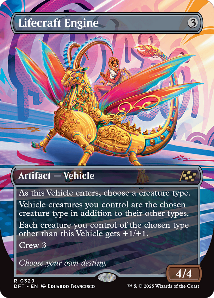 Lifecraft Engine - Rare Artifact — Vehicle card from Aetherdrift