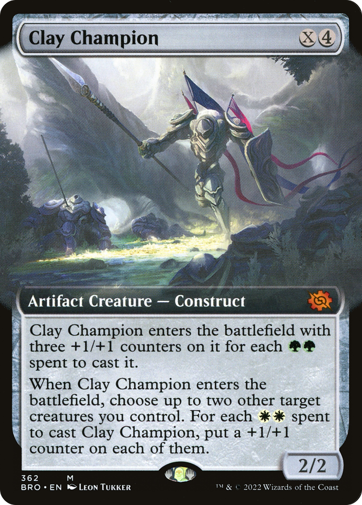 Clay Champion - Mythic Artifact Creature — Construct card from The Brothers' War