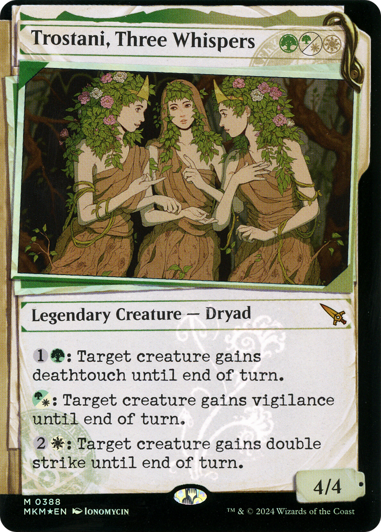 Trostani, Three Whispers - Mythic Legendary Creature — Dryad card from Murders at Karlov Manor