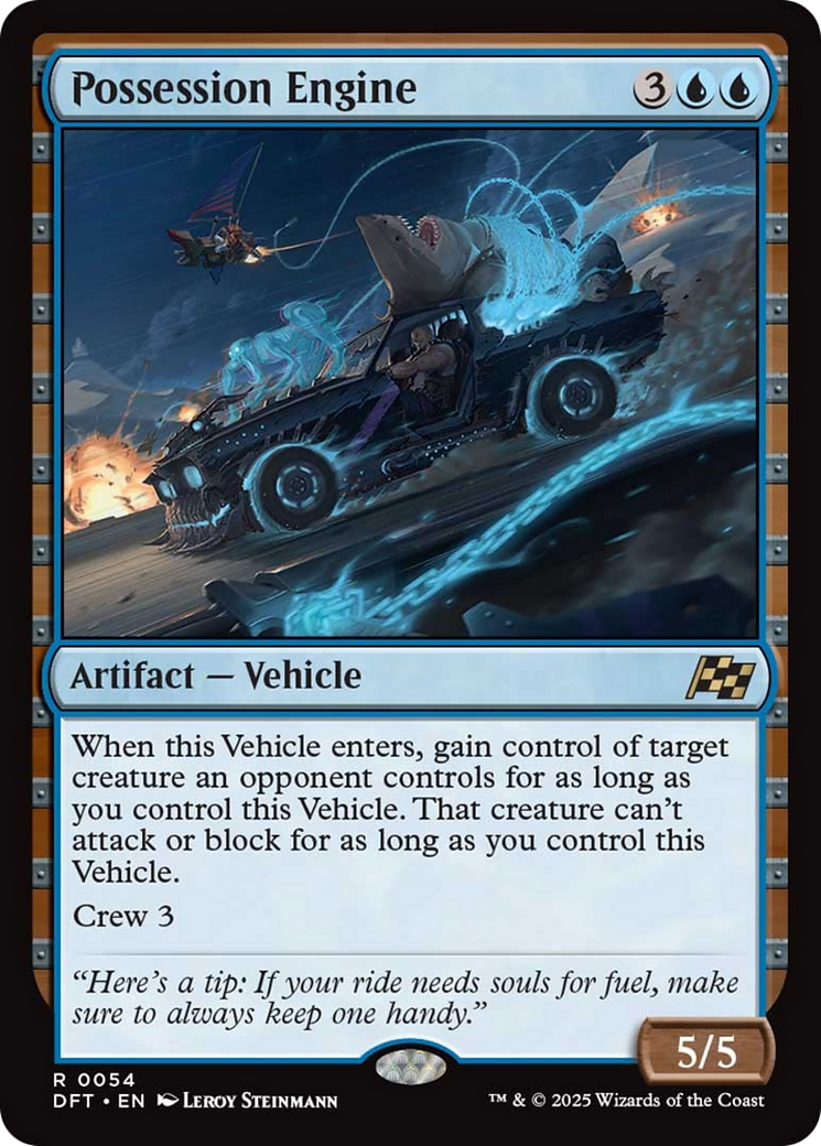 Possession Engine - Rare Artifact — Vehicle card from Aetherdrift