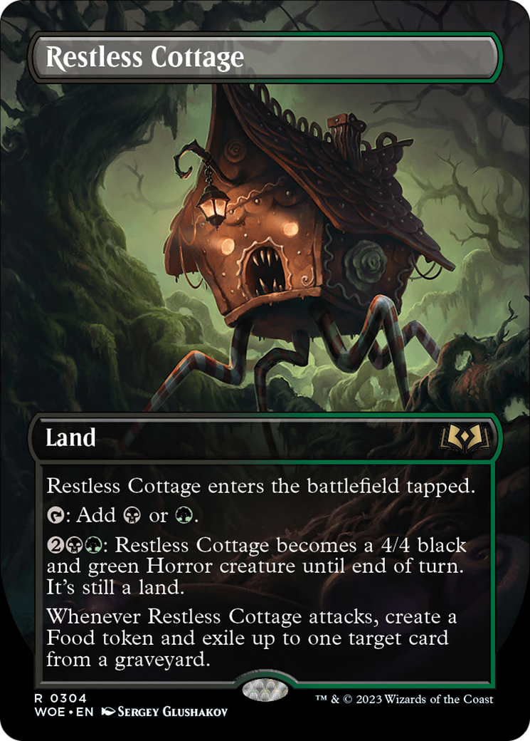 Restless Cottage - Rare Land card from Wilds of Eldraine