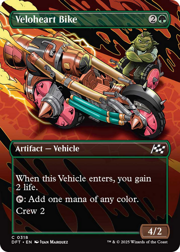 Veloheart Bike - Common Artifact — Vehicle card from Aetherdrift
