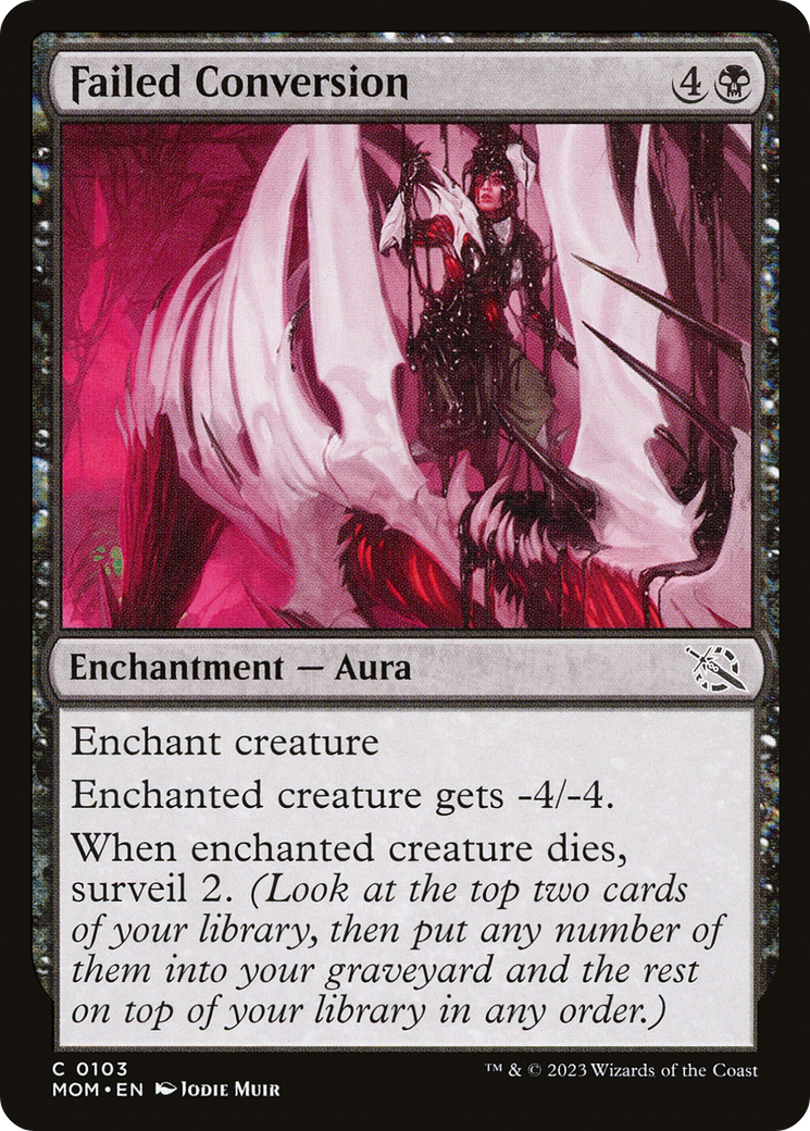 Failed Conversion - Common Enchantment — Aura card from March of the Machine