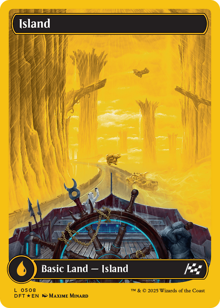 Island - Common Basic Land — Island card from Aetherdrift