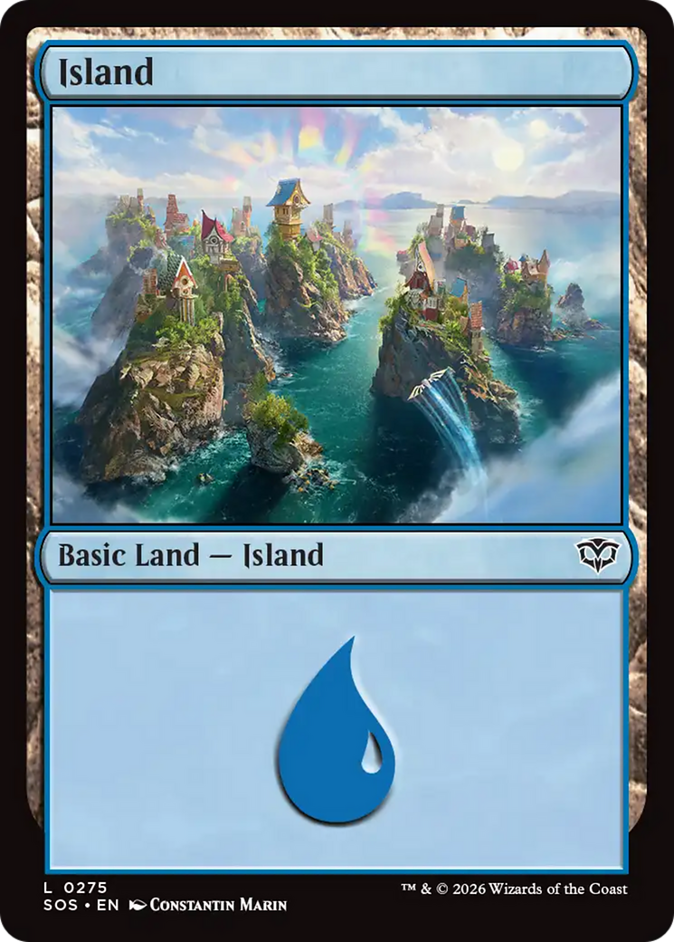 Island - Common Basic Land — Island card from Secrets of Strixhaven