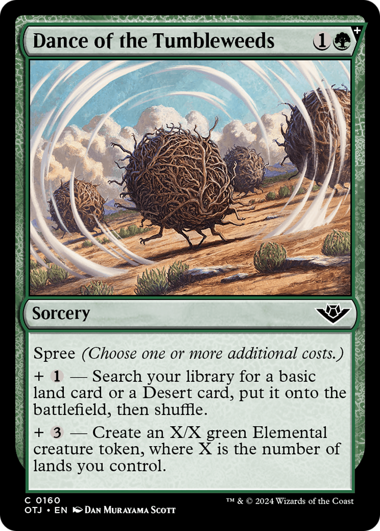 Dance of the Tumbleweeds - Common Sorcery card from Outlaws of Thunder Junction