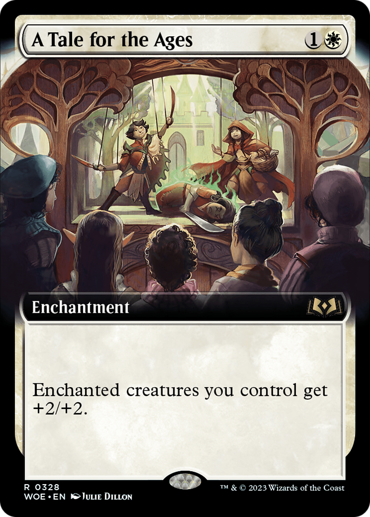 A Tale for the Ages - Rare Enchantment card from Wilds of Eldraine