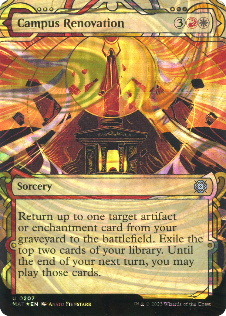 Campus Renovation - Uncommon Sorcery card from March of the Machine: The Aftermath