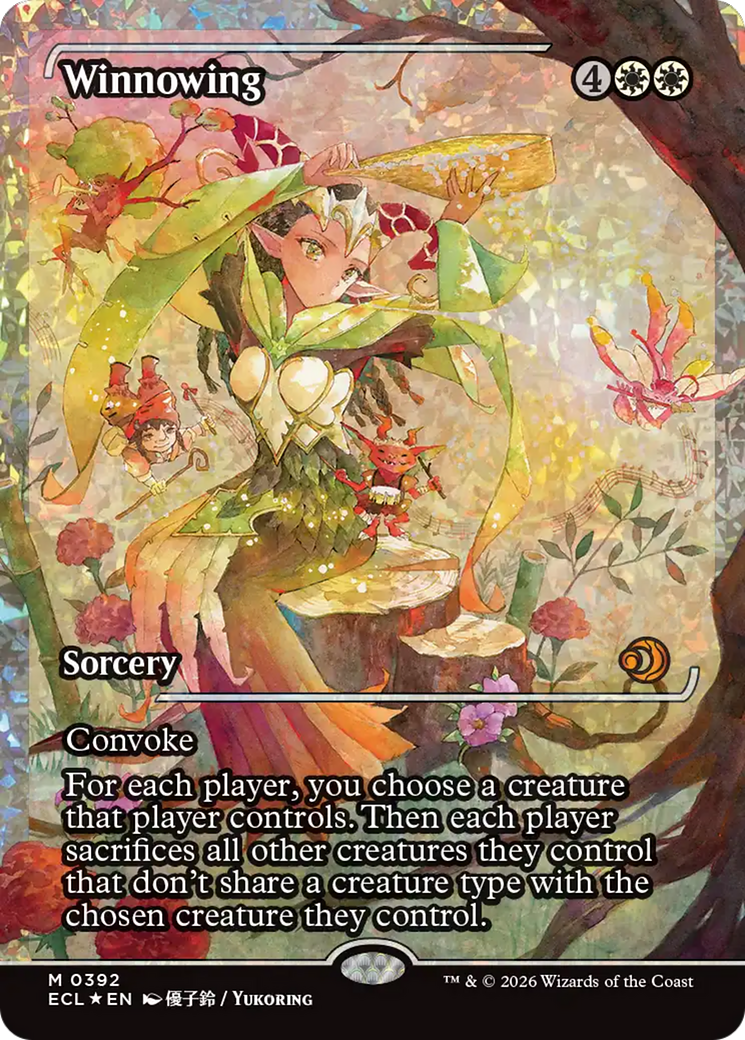 Winnowing - Mythic Sorcery card from Lorwyn Eclipsed