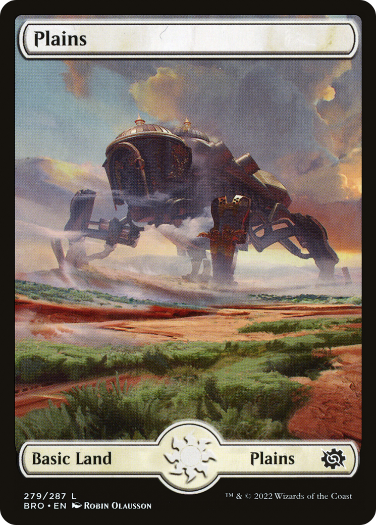 Plains - Common Basic Land — Plains card from The Brothers' War