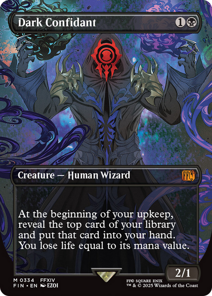 Dark Confidant - Mythic Creature — Human Wizard card from Final Fantasy