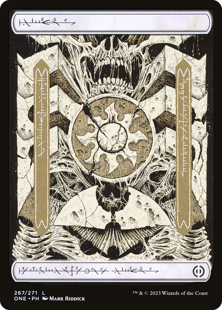 Plains - Common Basic Land — Plains card from Phyrexia: All Will Be One