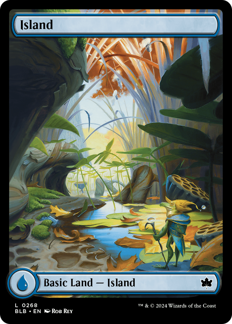 Island - Common Basic Land — Island card from Bloomburrow