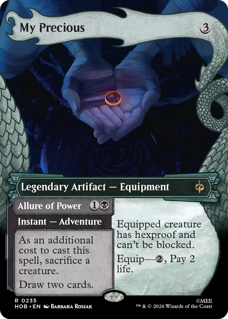 My Precious // Allure of Power - Rare Legendary Artifact — Equipment card from The Hobbit
