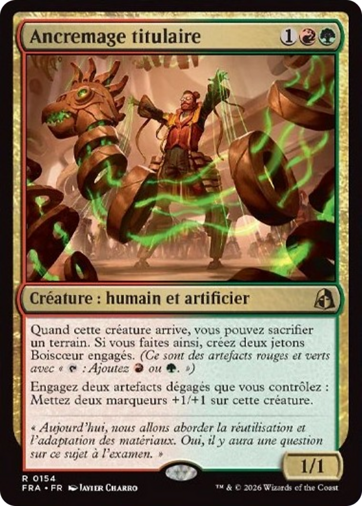 Tenured Tethermage - Rare Creature — Human Artificer card from Reality Fracture