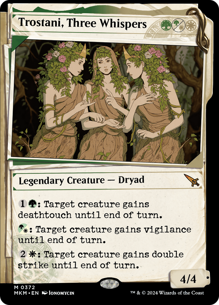 Trostani, Three Whispers - Mythic Legendary Creature — Dryad card from Murders at Karlov Manor