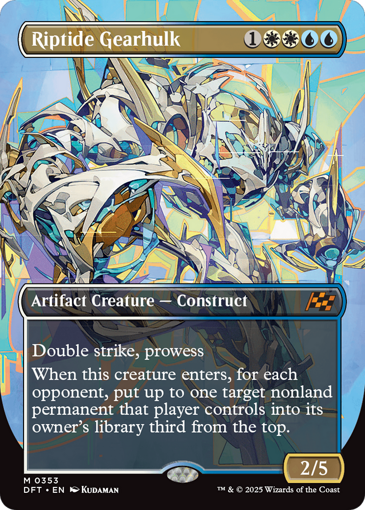 Riptide Gearhulk - Mythic Artifact Creature — Construct card from Aetherdrift